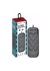 Termal Akım Korumalı, Çocuk Korumalı, 6’lı 2 Mt Uzatma Kablosu 6 X Priz, 3 X Usb