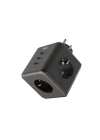 Termal Akım Korumalı Isıya Dayanıklı 3’lü Duvar Tipi Priz 3x Usb 1x Type-c