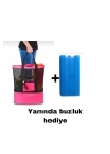 Termos Çanta - Piknik Çantası Plaj Çantası Mega Boy / Buz Aküsü Hediyeli