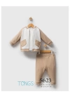 Tongs Baby Streamlined 3lü Takım 5623 Bej