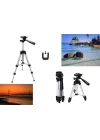 Tripod : Telefon Ve Kamera Tutucu Ayak + Telefon Tutucu - 105cm