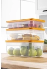 Tupper Model - Vakumlu - Mikrodalga Buzluk Saklama Kabı 5lt