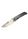 Umnumzaan T 50 Gri Kamp Çakı 22,5cm - Manuel, Kemerlikli, Oluklu