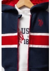 U.s. Polo Assn 3lü Takım Usb2553 Lacivert-kırmızı