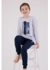 U.s. Polo Assn  Uzun Kol Pijama Takım Us2206-4 Karmelanj