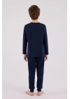 U.s. Polo Assn Uzun Kol Pijama Takım Us2220-4 Lacivert