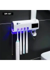 Uv Işıklı Otomotik Diş Macunu Sıkacağı Ve Diş Fırçası Tutacağı