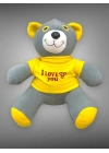 Uyku Arkadaşı Peluş Ayıcık 35 cm Gri