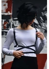 Uzun Ve Bele Dolamalı Şık Harness - Brf172