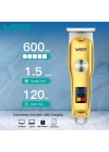 Vgr V-290 Altın T Bıçak Sıfır Kesim Lcd Ekran Şarjlı Tıraş Makinesi