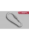 Vidalı Karabina, Kanca, Çengel 10mm - 25 Adet
