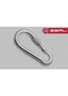 Vidalı Karabina, Kanca, Çengel 8mm - 2 Adet