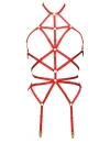 Vücudu Saran Seksi Jartiyer Harness - Brf151