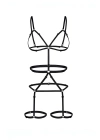 Vücudu Saran Seksi Jartiyer Harness - Brf36