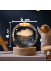 Yağmur Bulutu Işıklı Cam Küre Kod 58