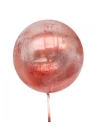 Kırmızı Simli Yulak Şeffaf Balon 24 İnç