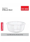 Yuvarlak Şeffaf Badya 1 Adet 2 No Royaleks-E174