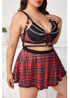 Zincir Detaylı Deri Göğüs Harness - Brf808