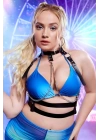 Zincir Detaylı Şık Deri Harness - Brf824