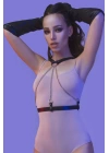 Zincirli Deri Fantazi Harness Aksesuarı 1148