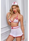 Anastasia Kırmızı Beyaz Fantezi Hemşire Kostüm 52032