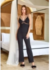 Aqua 25585 Kadın Askılı Şifon Detay Pijama Takımı