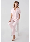 Freshness 324 Kadın 4lü Sabahlıklı Şorlu Pijama Takımı