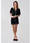 Freshness 324 Kadın 4lü Sabahlıklı Şorlu Pijama Takımı