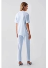 Freshness 324 Kadın 4lü Sabahlıklı Şorlu Pijama Takımı