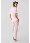 Freshness 324 Kadın 4lü Sabahlıklı Şorlu Pijama Takımı