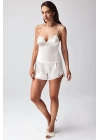 Freshness 9950-şt Saten Askılıı Şort Takımı