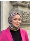 İpek Butik Geometrik Desenli Eşarp