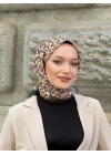İpek Butik Geometrik Desenli Eşarp