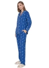 Limissi Desenli Pamuk Viskon Pijama Takımı