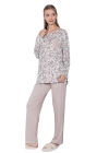 Limissi Viskon Desenli Pijama Takımı