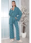 Limissi Viskon Desenli Pijama Yakımı