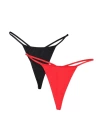Süprem Penye Tanga String Külot 2li