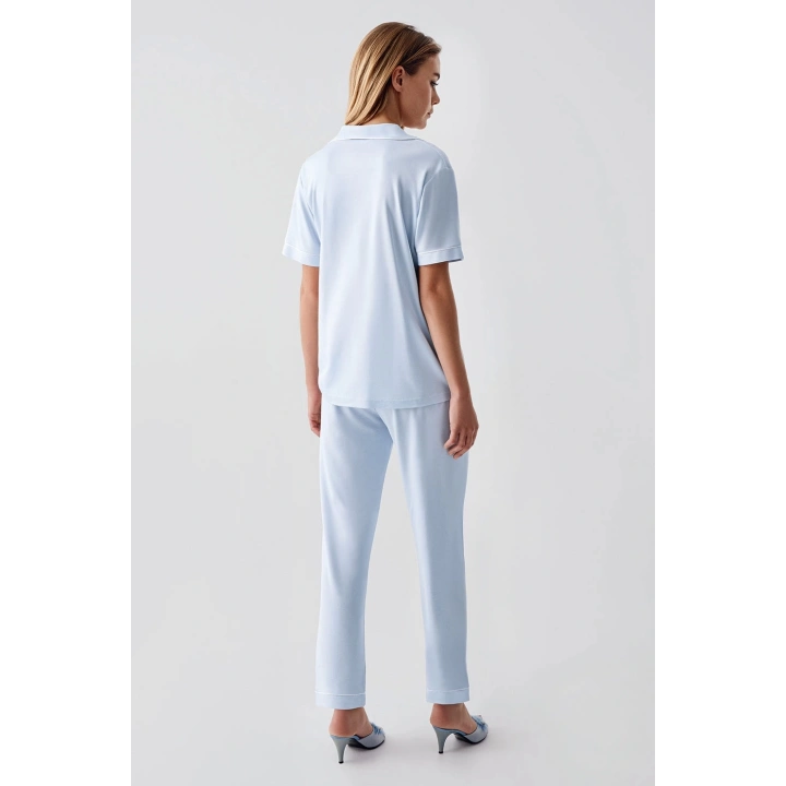 Freshness 324 Kadın 4lü Sabahlıklı Şorlu Pijama Takımı