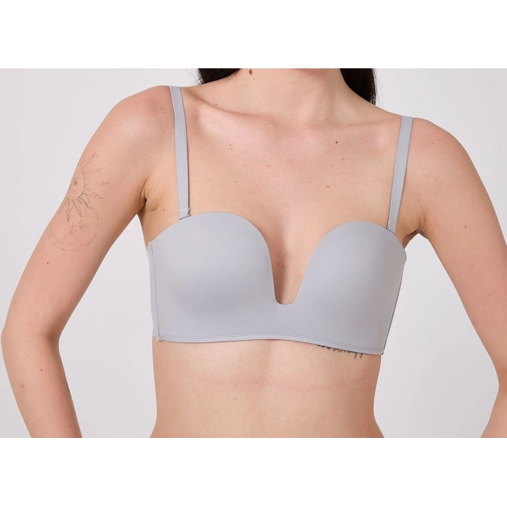 Freshness Msf05 Destekli V Dekolte Lazer Kesim Sütyen