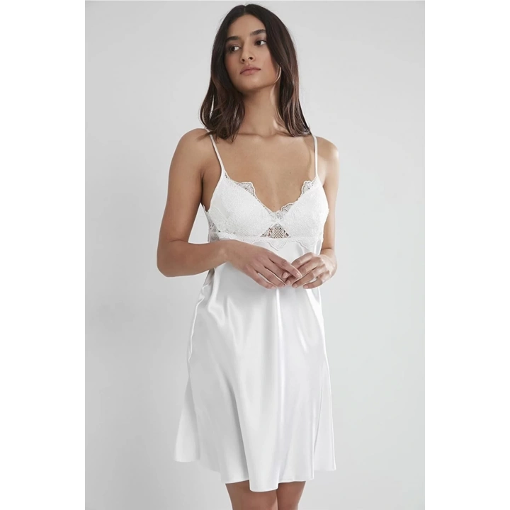 Pierre Cardin 6335 6lı Saten Gecelik Sabahlık Takım