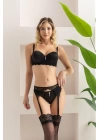 10 Parça Gelin Seti Siyah (brf312245)