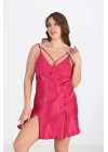 2li Vişne Sabahlık Takımı Bigsize 6212