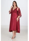 2li Bordo Sabahlık Takımı Bigsize 6229