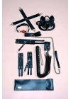 7li Fantezi Kırbaç Set, Kelepçe Takım, Ayak Kelepçesi, Kedi Maskesi - Brf1309