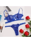 Balenli Anastasia Saks Dantel Bralet Takım