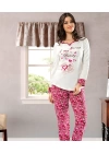 Beruflic Kalp Baskılı Kadın Pijama Takım 861