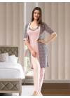 Beruflic Leopar Desenli Kadın Pijama Takım 1036