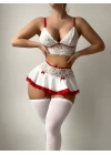 Beyaz Etekli Fantazi Kostüm