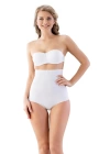 Beyaz Mı Emay 2813 Yüksek Bel Slip Lazer Korse