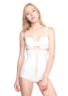 Beyaz Mı Emay 2886 Yüksek Bel Tül Slip Lazer Korse